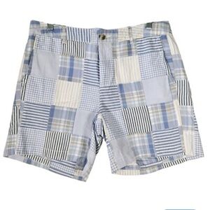 Y2K Vintage L.L. Bean Patchwork Favorite Fit Madras Cotton Women’s Shorts Size 6